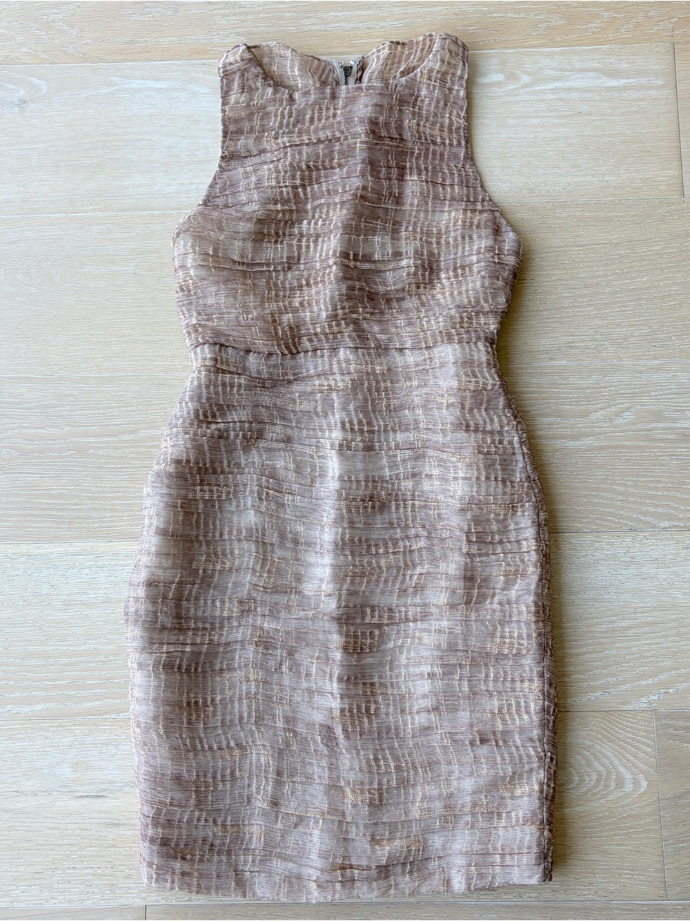 Alice + Olivia Textured Midi Sheath Dress